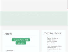 Tablet Screenshot of comitebridgelr.fr